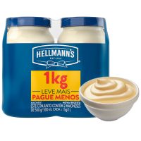 KIT MAIONESE HELLMANN’S TRAD. C/ 2 500g