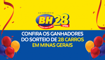 Conheça os ganhadores da Promoção de 28 Anos do BH em Minas Gerais